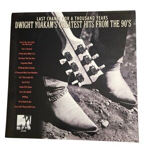 Dwight Yoakam‎ Last Chance For A Thousand Years 1999 Promo Poster 12x12 D/S